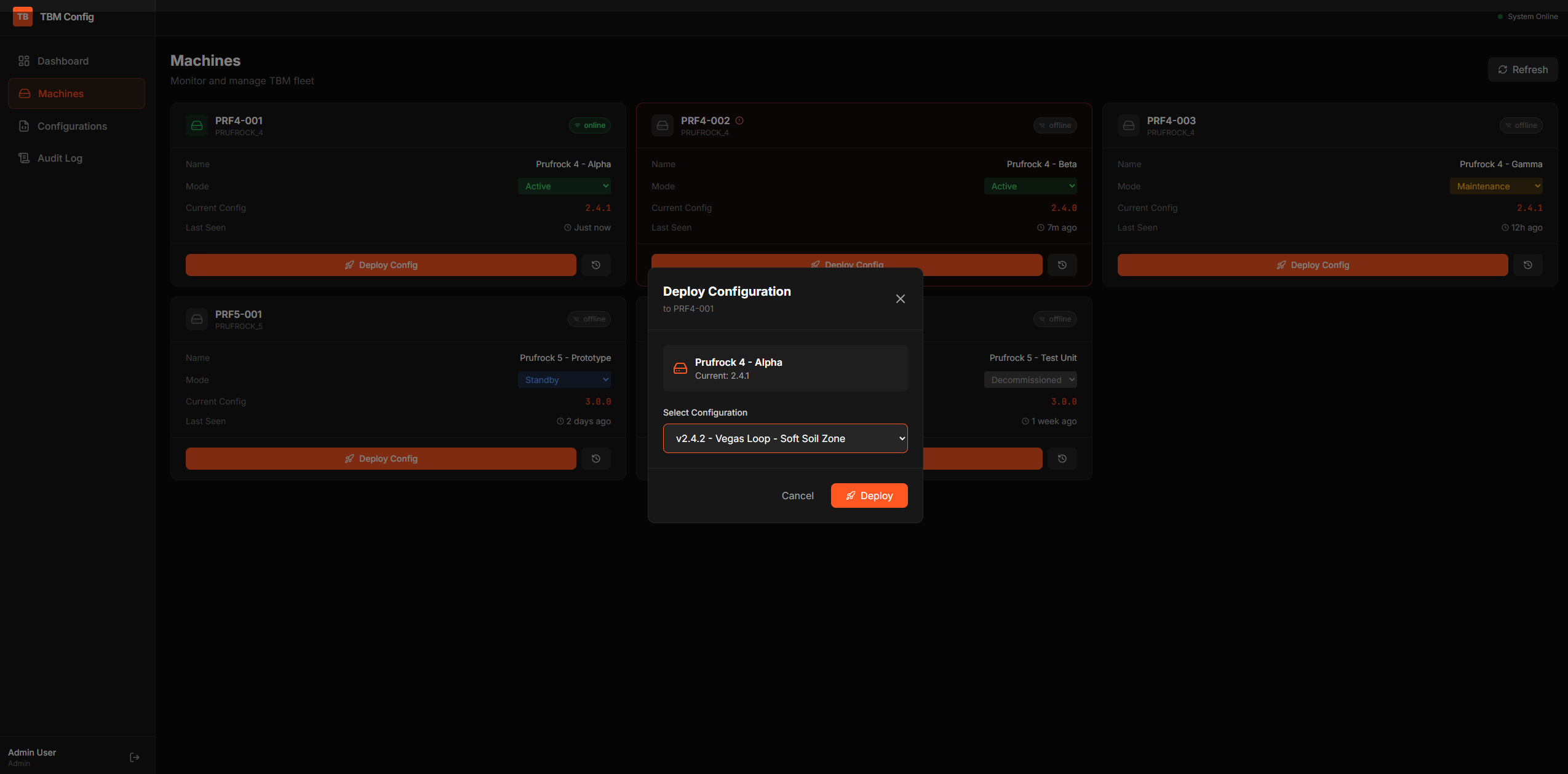 Deploy Configuration